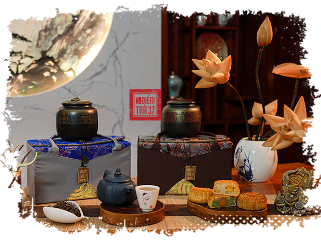 Nghệ thuật ăn bánh trung thu uống trà của người Việt